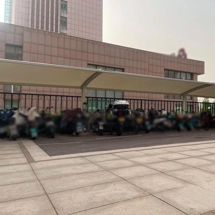 松原膜结构电动车棚